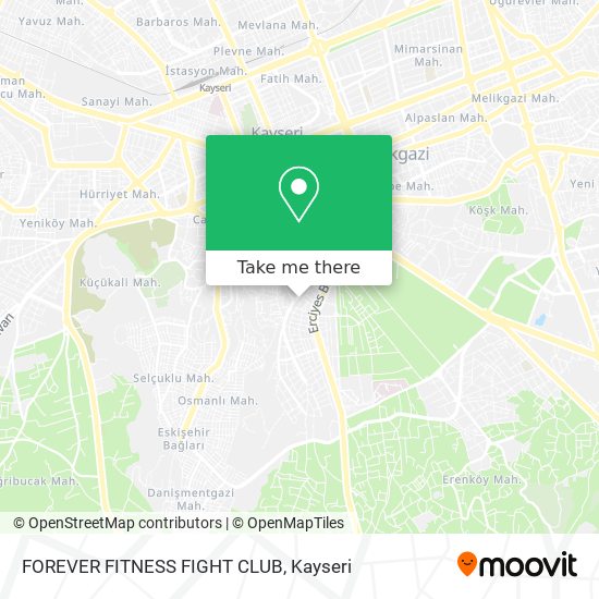 FOREVER FITNESS FIGHT CLUB map
