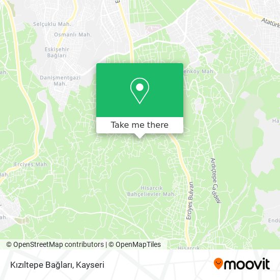 Kızıltepe Bağları map