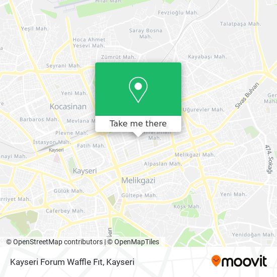 Kayseri Forum Waffle Fıt map