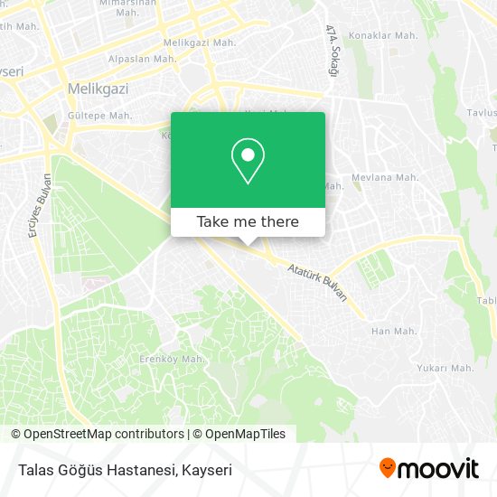 Talas Göğüs Hastanesi map