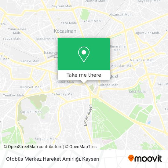 Otobüs Merkez Hareket Amirliği map