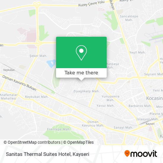 Sanitas Thermal Suites Hotel map