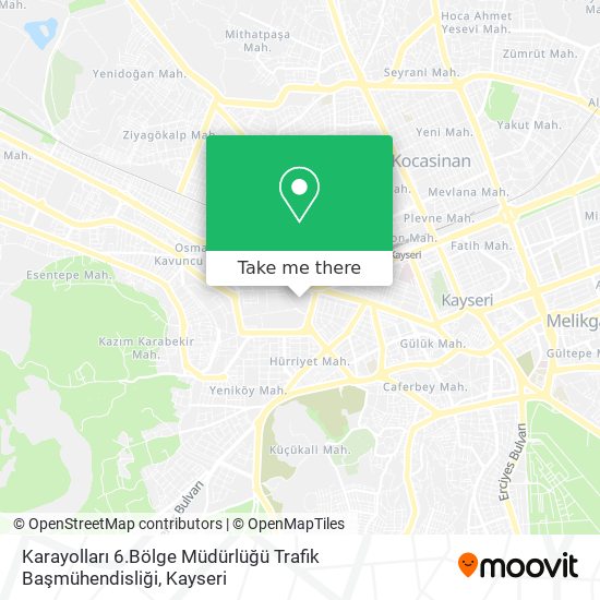 Karayolları 6.Bölge Müdürlüğü Trafik Başmühendisliği map