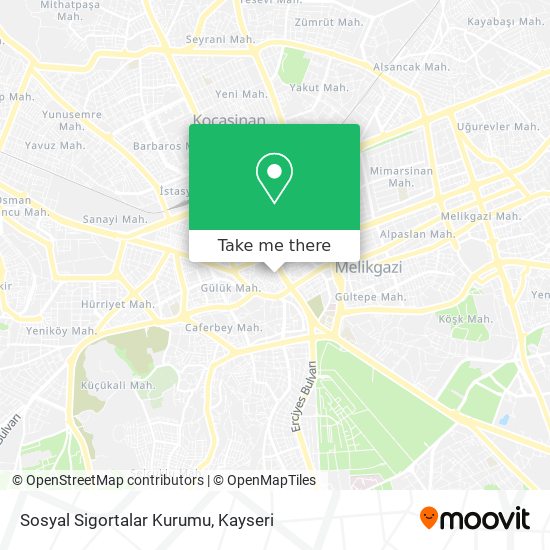 Sosyal Sigortalar Kurumu map