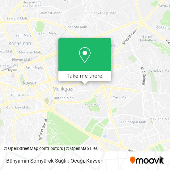 Bünyamin Somyürek Sağlik Ocağı map