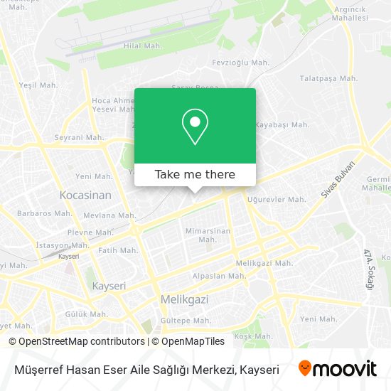 Müşerref Hasan Eser Aile Sağlığı Merkezi map