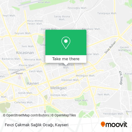 Fevzi Çakmak Sağlık Ocağı map