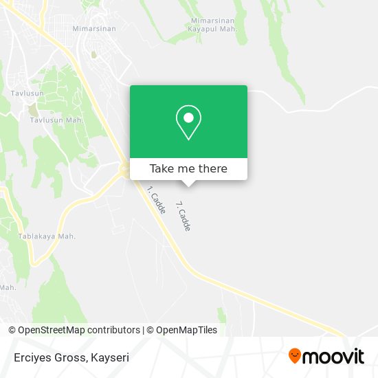 Erciyes Gross map