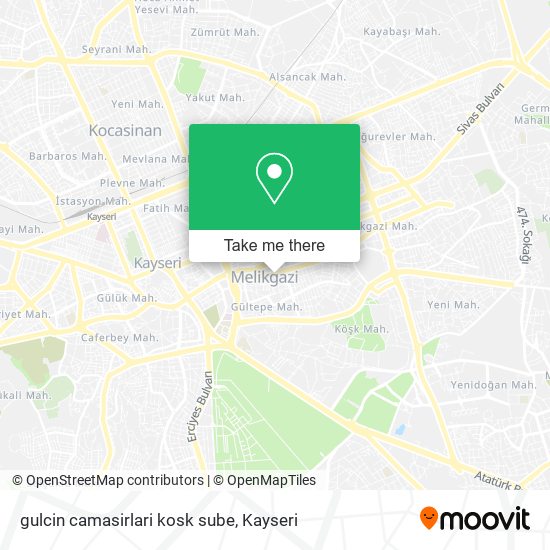 gulcin camasirlari kosk sube map