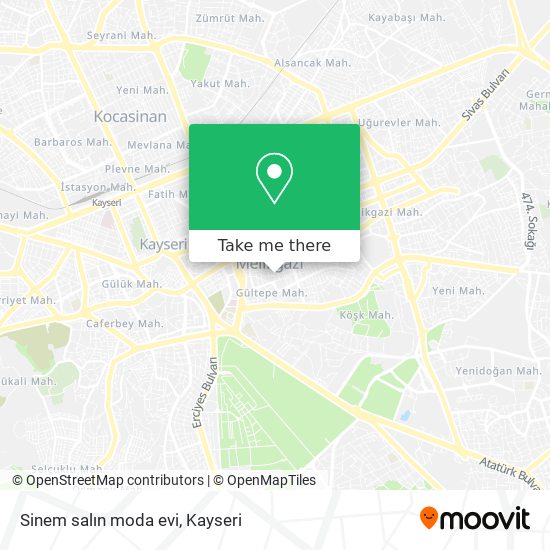 Sinem salın moda evi map