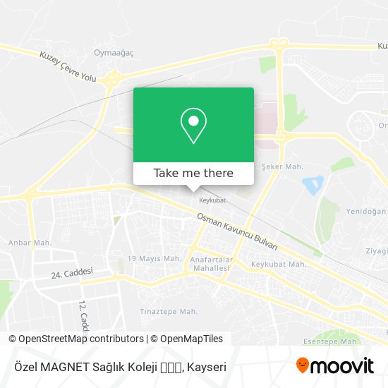 Özel MAGNET Sağlık Koleji 💊💉🎓 map