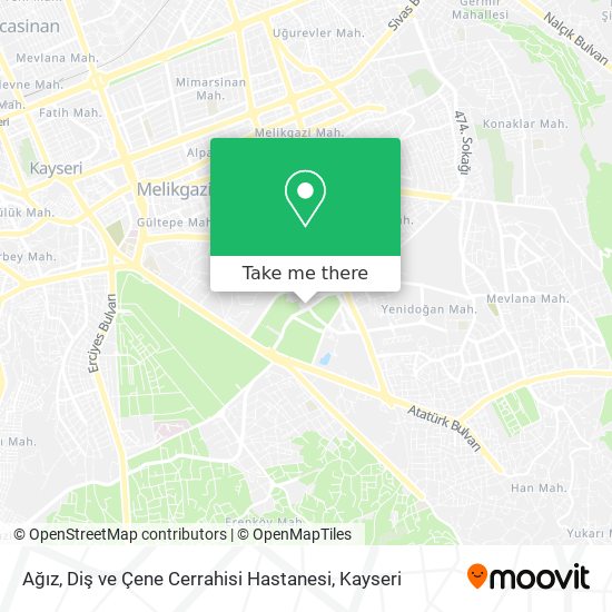 Ağız, Diş ve Çene Cerrahisi Hastanesi map