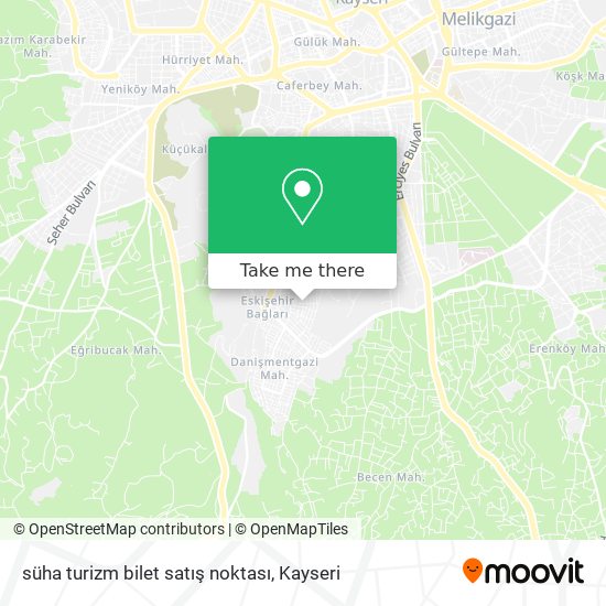 süha turizm bilet satış noktası map