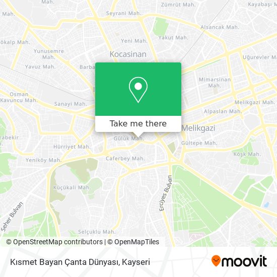 Kısmet Bayan Çanta Dünyası map