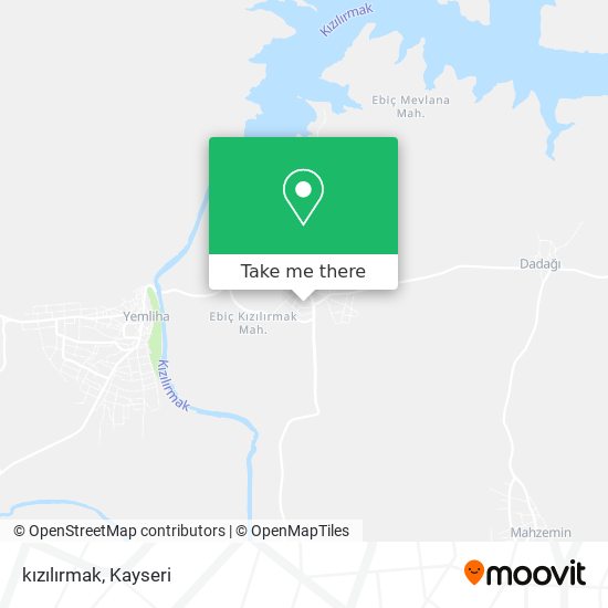 kızılırmak map