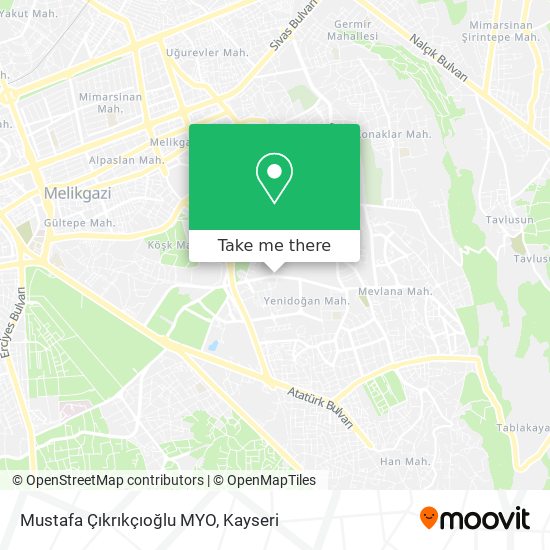 Mustafa Çıkrıkçıoğlu MYO map