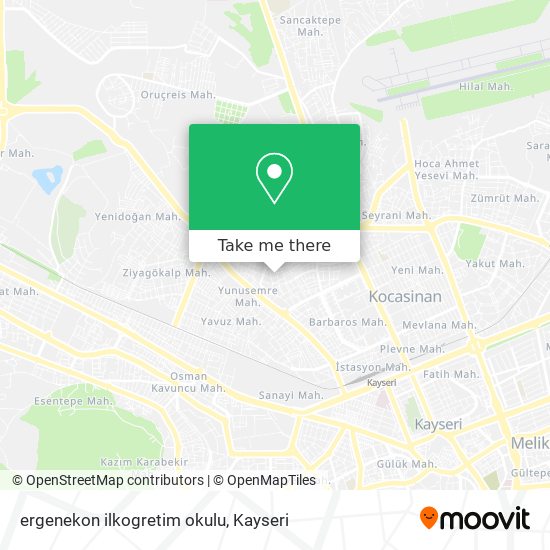 ergenekon ilkogretim okulu map