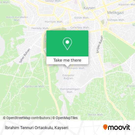 İbrahim Tennuri Ortaokulu map