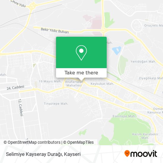 Selimiye Kayseray Durağı map