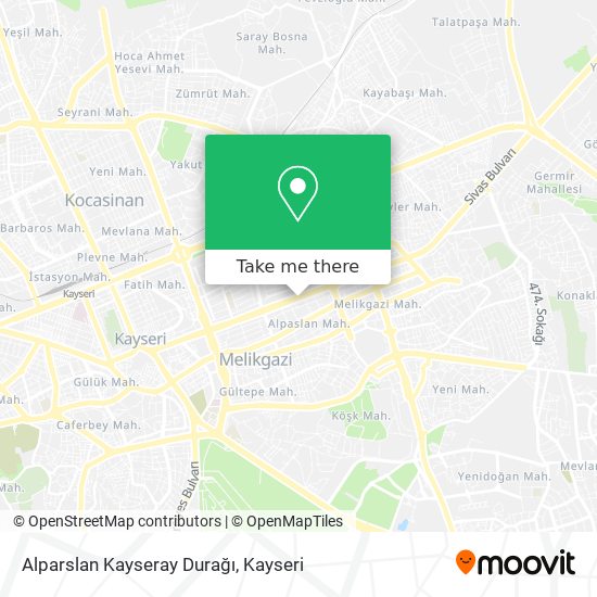 Alparslan Kayseray Durağı map