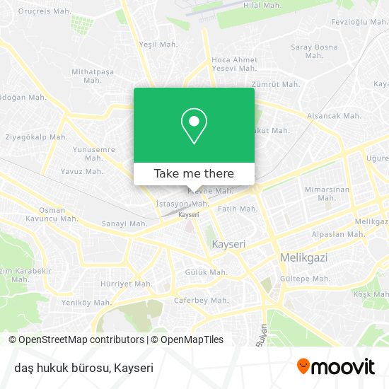 daş hukuk bürosu map
