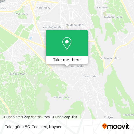 Talasgücü F.C. Tesisleri map
