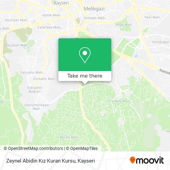 Zeynel Abidin Kız Kuran Kursu map