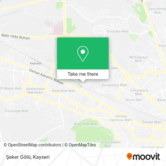 Şeker Gölü map