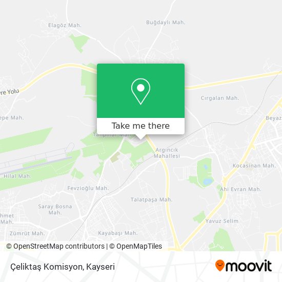 Çeliktaş Komisyon map
