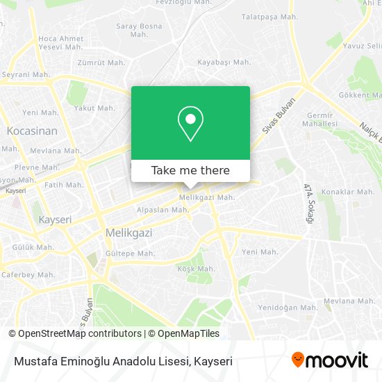 Mustafa Eminoğlu Anadolu Lisesi map