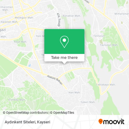 Aydınkent Siteleri map