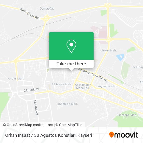 Orhan İnşaat / 30 Ağustos Konutları map