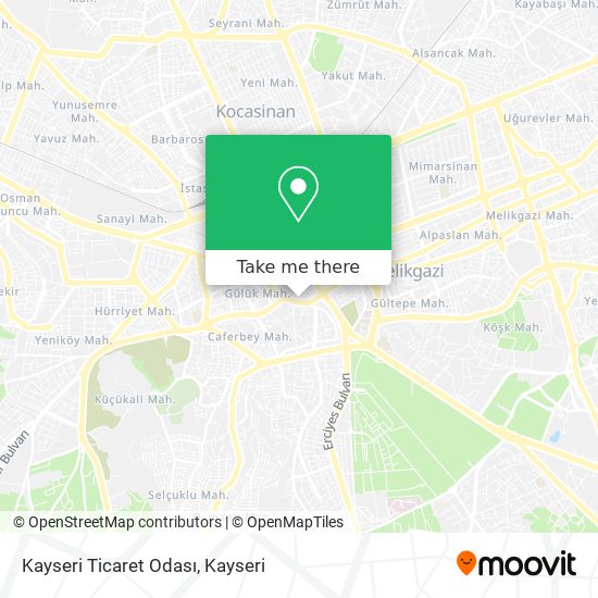 Kayseri Ticaret Odası map