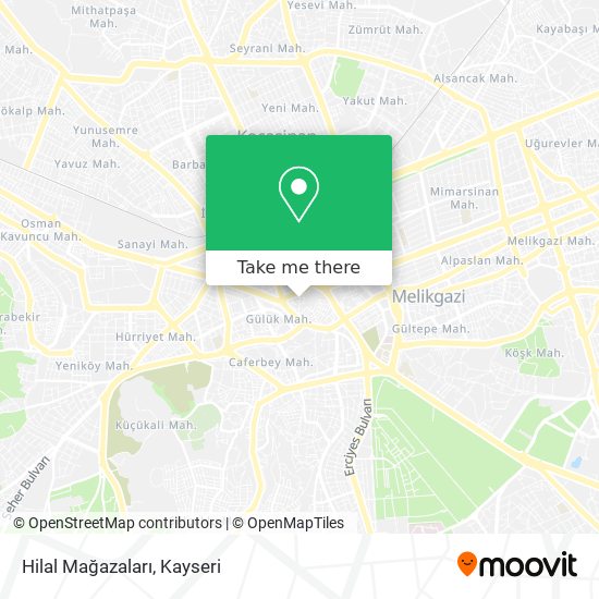 Hilal Mağazaları map