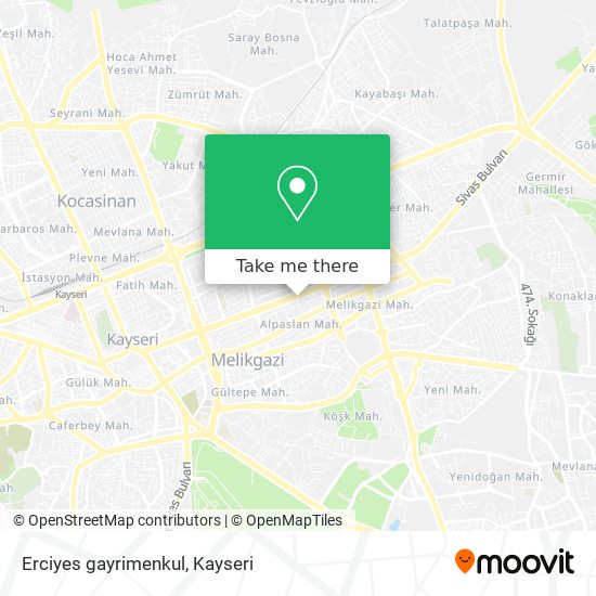 Erciyes gayrimenkul map