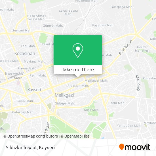 Yıldızlar İnşaat map