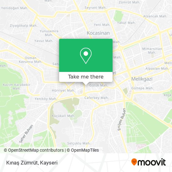 Kınaş Zümrüt map