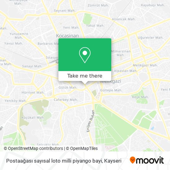 Postaağası sayısal loto milli piyango bayi map