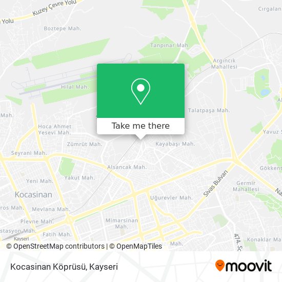 Kocasinan Köprüsü map