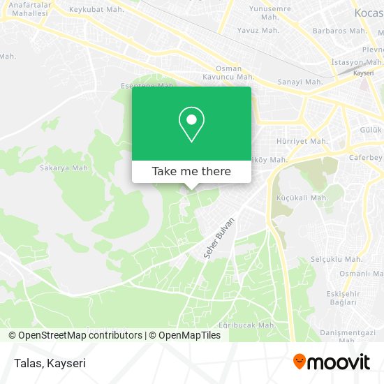 Talas map