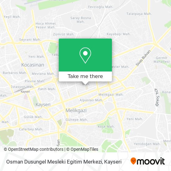 Osman Dusungel Mesleki Egitim Merkezi map