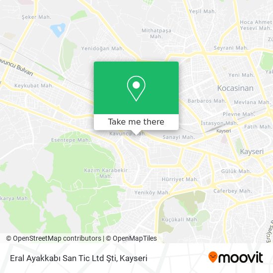 Eral Ayakkabı San Tic Ltd Şti map