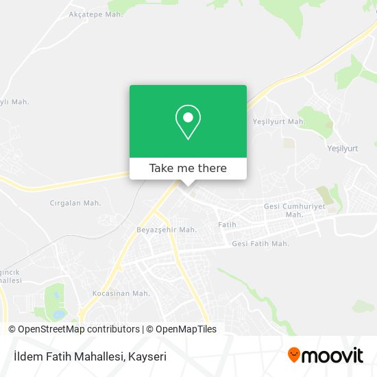 İldem Fatih Mahallesi map
