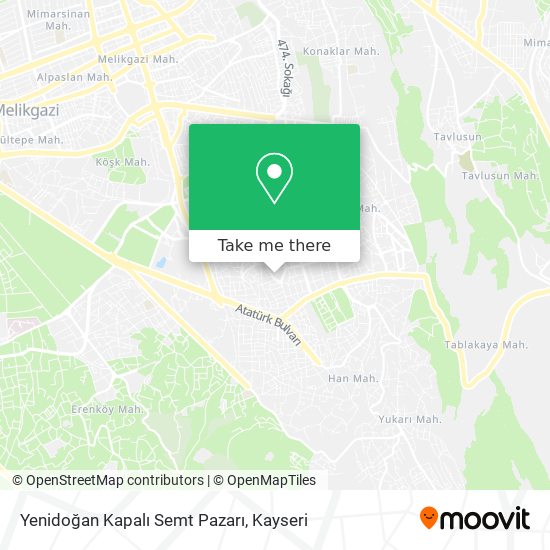 Yenidoğan Kapalı Semt Pazarı map