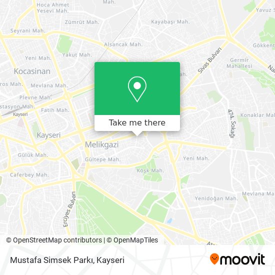 Mustafa Simsek Parkı map