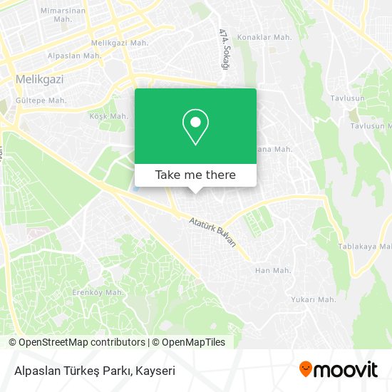 Alpaslan Türkeş Parkı map