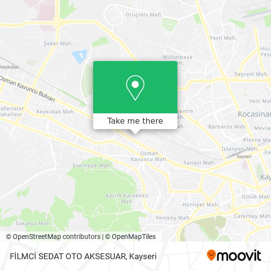 FİLMCİ SEDAT OTO AKSESUAR map