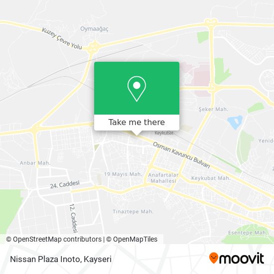 Nissan Plaza Inoto map