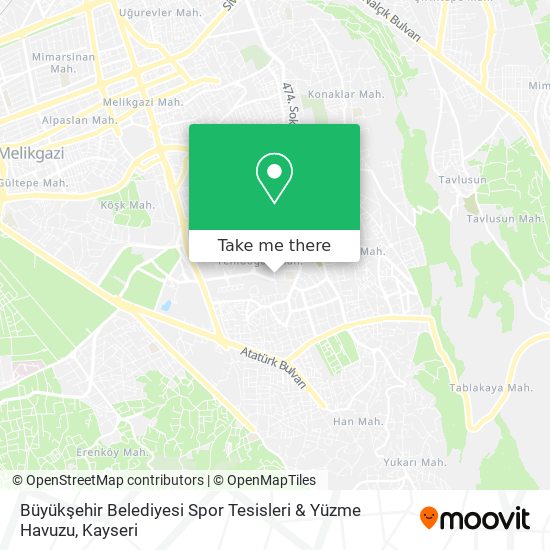 Büyükşehir Belediyesi Spor Tesisleri & Yüzme Havuzu map