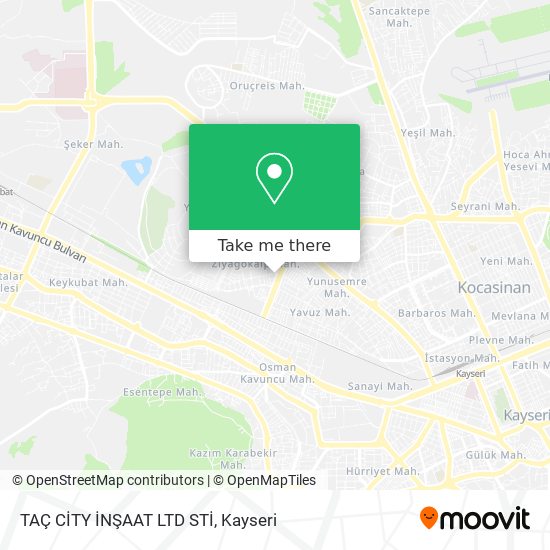 TAÇ CİTY İNŞAAT LTD STİ map